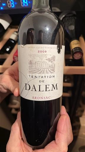 Burdeos Fronsac Château Dalem Tentation de Dalem 2009