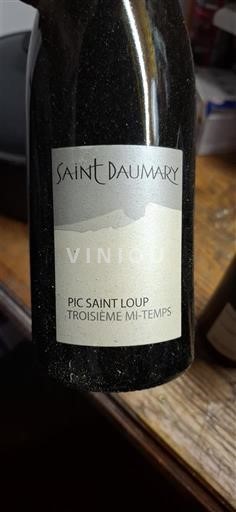 Langvedok Pic-saint-loup Saint Daumary Troisième Mi-Temps 2012