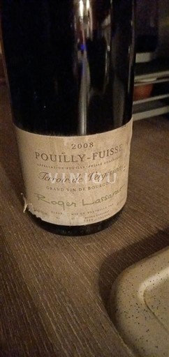 Borgoña Pouilly-fuissé Roger Lassarat Terroirs de Vergisson 2008