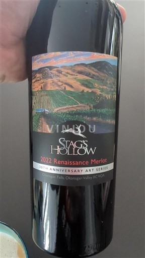 Columbia Británica Valle de Okanagan Stag's Hollow Renaissance Merlot 2022