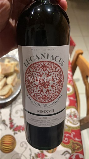 Bordeaux Lalande-de-pomerol Lucaniacus 2017