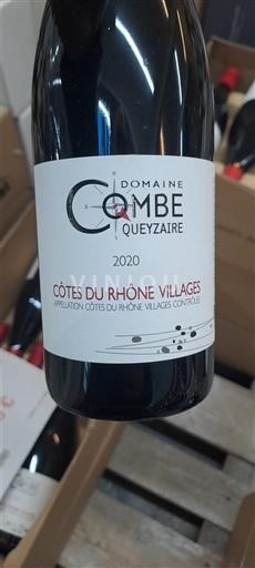 Valle del Ródano Côtes del Ródano Pueblos Domaine Combe Queyzaire 2020