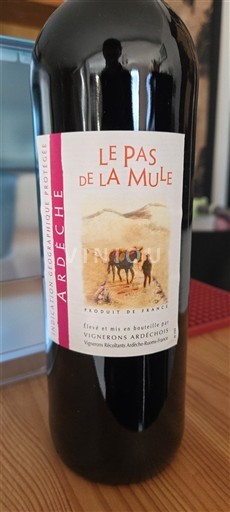 Alpes và các vùng Rhodanien Ardèche Vignerons Ardéchois Le Pas de la Mule Không niên vụ