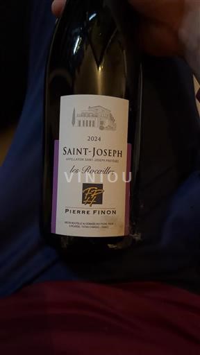 Vin Rouge sec Les Rocailles Pierre Finon 2024 France Vallée du Rhône Saint-Joseph AOC