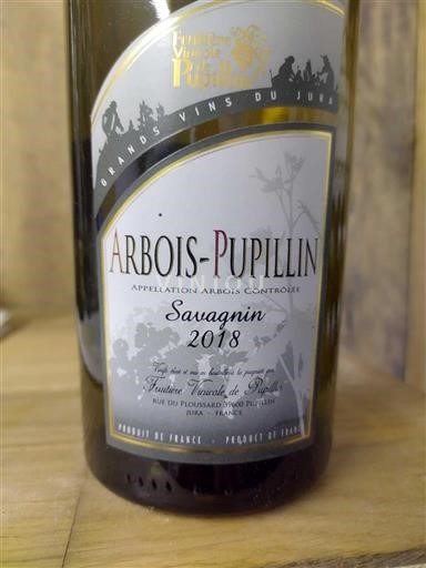 Jura Arbois-Pupillin Fruitière Vinicole de Pupillin Savagnin 2020