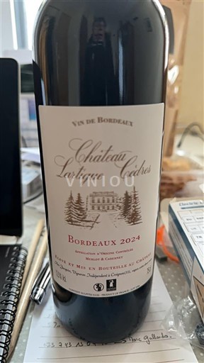 Bordoja Bordo Château Lartigue Cèdres 2024
