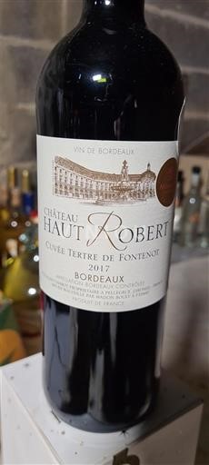 Burdeos Bordeaux Château Haut Robert Tertre de Fontenot 2017