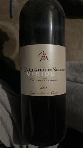 Bordeaux Côtes-de-Bordeaux Château Vieux Château de Noailles 2015