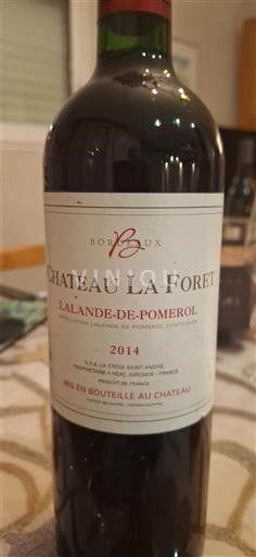 Bordeaux Lalande-de-pomerol Château La Forêt 2014