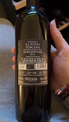 Toscana Non specificato Fattoria Le Fonti 2023