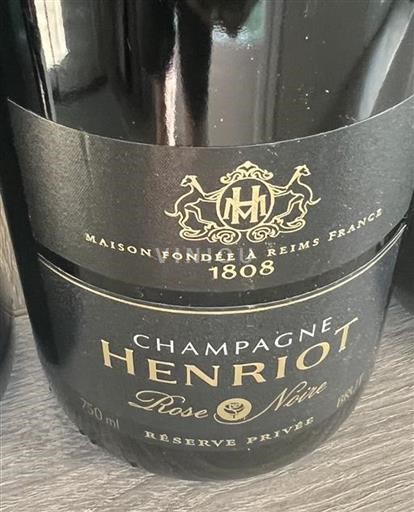 Champagne Henriot Rosé Noire Senza annata