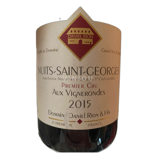 Burgundy Nuits-Saint-Georges Premier Cru Domaine Daniel Rion & Fils Aux Vignerondes 2015