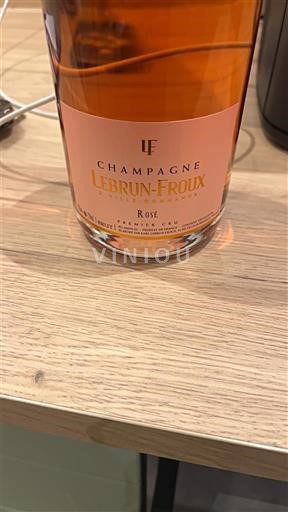 Champagne Sâm-panh Lebrun-Froux Rosé Không niên vụ