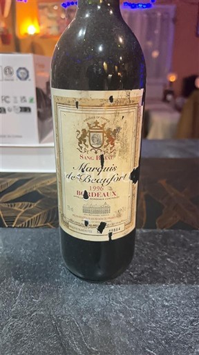 Bordeaux Marquis de Beaufort 1999