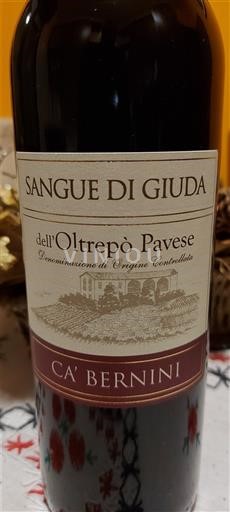 Lombardía Oltrepò Pavese Ca' Bernini Sangue di Giuda Sin añada