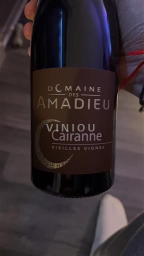 Rona dolina Cairanne Domaine S Amadieu Vieilles Vignes 2022