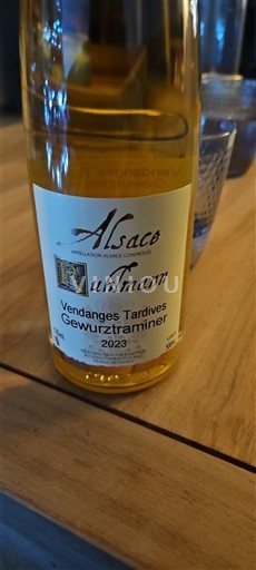 Alsace Kuhlmann Vendanges tardives 2023