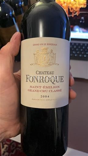 Bordeaux Saint-Émilion Grand Cru Château Fonroque 2004
