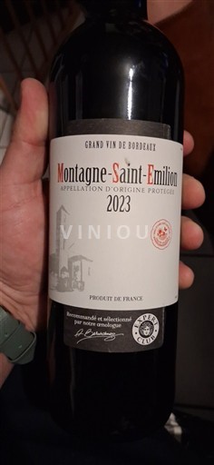 Bordeaux Montagne-saint-émilion Grand vin bordeaux 2023