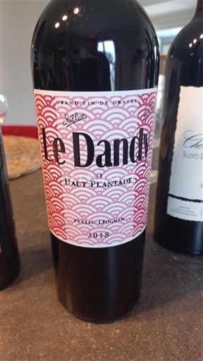 Bordeaux Pessac-Léognan Château Haut-Plantade Le Dandy 2018