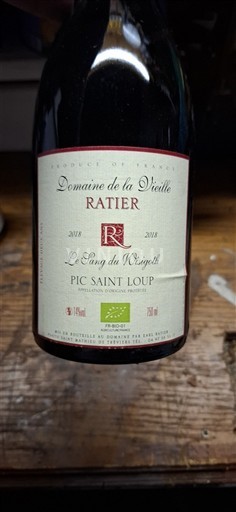 Langvedok Pic-saint-loup Domaine La Vieille Le Sang du wisigoth 2018