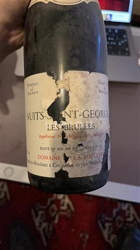 Burgundy Nuits-Saint-Georges Domaine La Poulette Les Brûlées 1995