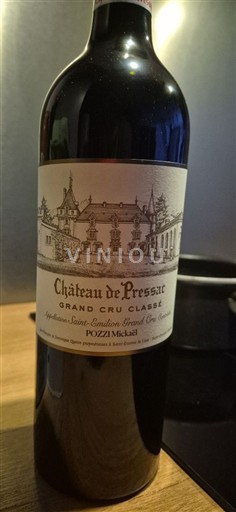 Bordeaux Saint-Émilion Grand Cru Château Pressac Pozzi Mickaël 2021