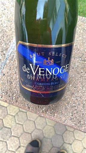 Champagne Sâm-panh De Venoge Cordon Bleu Brut Sélect Không niên vụ
