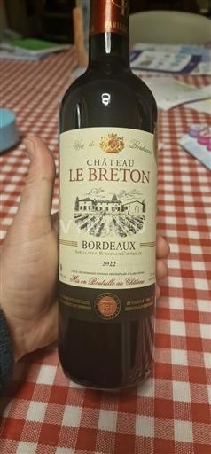 Bordeaux Château Le Breton 2022