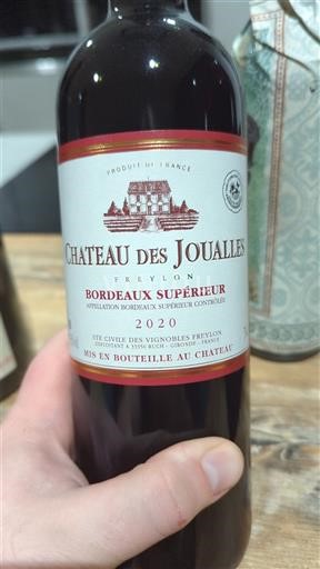 Bordeaux Bordeaux Supérieur Château S Joualles 2020