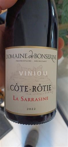 Rhône Valley Côte-Rôtie Domaine Bonserine La Sarrasine 2022
