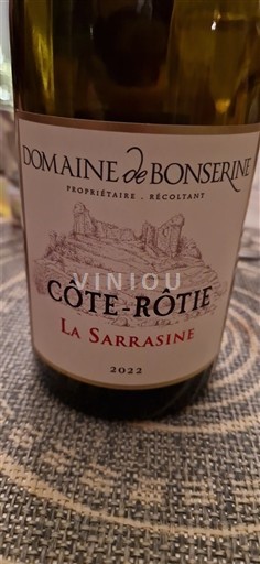 Lugina e Ronës Côte-rôtie Domaine Bonserine La Sarrasine 2022