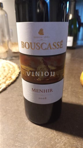 Tây Nam Madiran Château Bouscassé Menhir 2008