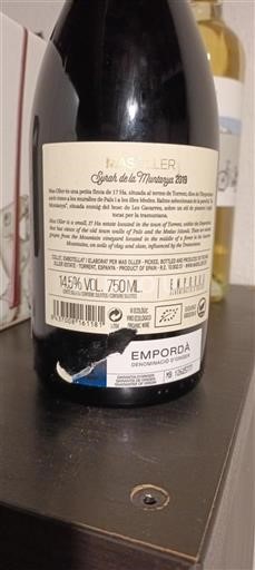 Catalonia Empordà Mas Oller Syrah de Montagne 2019