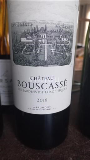 Tây Nam Madiran Château Bouscassé Les Jardins Philosophiques 2018