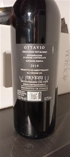 Trentino-Alto Adige Teroldego Rotaliano De Vigili Ottavio 2019
