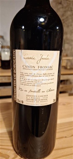 Bordeaux Canon-Fronsac Sébastien GAUCHER Jade 2011