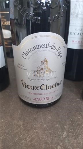 Rhônevallei Châteauneuf-du-Pape Arnoux & Fils Vieux Clocher Symphonie des Galets Niet-geïntegreerd