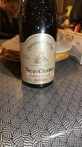 Thung lũng Rhône Châteauneuf-du-pape Arnoux & Fils Vieux Clocher Symphonie des Galets Không niên vụ