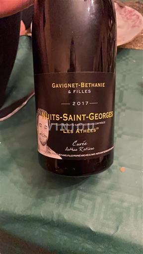 Burgundija Nuits-Saint-Georges Gavignet-Bethanie & Filles Arthur Kretzschmar 2017