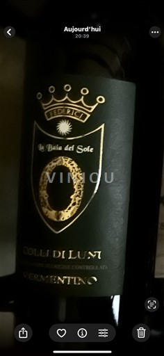 Liguria Colli di Luni La Baia del Sole Fede Ricci Senza annata