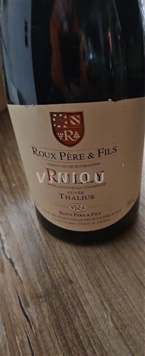 Burgundsko Rully Roux Père & Fils Thalius Neročník