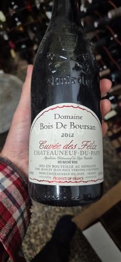 Valle del Ródano Châteauneuf-du-Pape. Domaine Bois de Boursan des Félix 2012