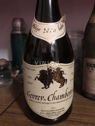 Burgundsko Gevrey-Chambertin Philippe Leclerc 2009