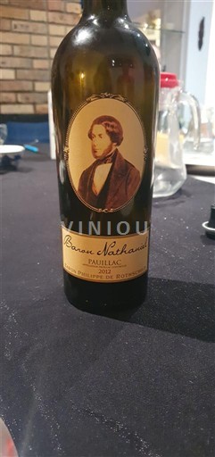 Bordeaux Pauillac Baron Nathaniel 2012