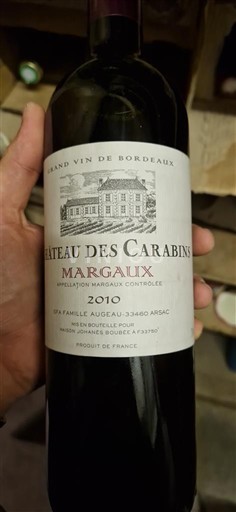 Burdeos Margaux Château S Carabins 2010