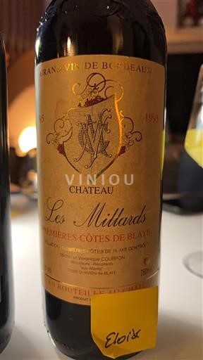 Bordeaux Ni doloceno Château Les Millards 1995