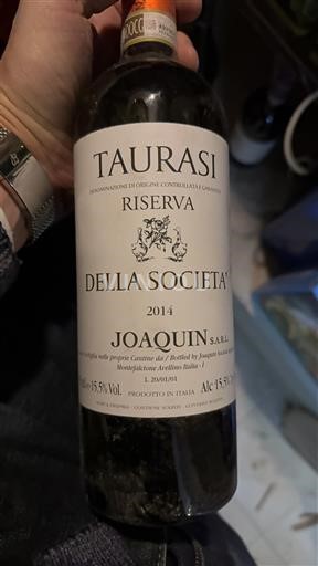 Campanie Taurasi Joaquin Della Società Riserva 2014