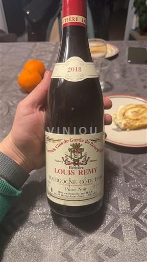 Burgundsko Burgundsko Côte d'Or Louis Remy 2018