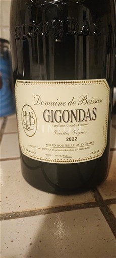 Valle del Rodano Gigondas Domaine Boissan Vieilles Vignes 2022